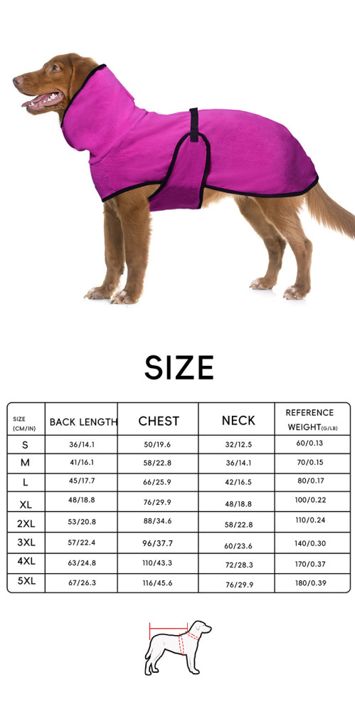 Pet Clothes Thickened Warm Dog Clothes Hooded Pet Sweater Coat Warm Clothes New