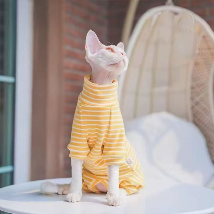 Winter Autumn Pet Dog Cat Clothes Warm Striped Sweater Costume Clothes Puppy New