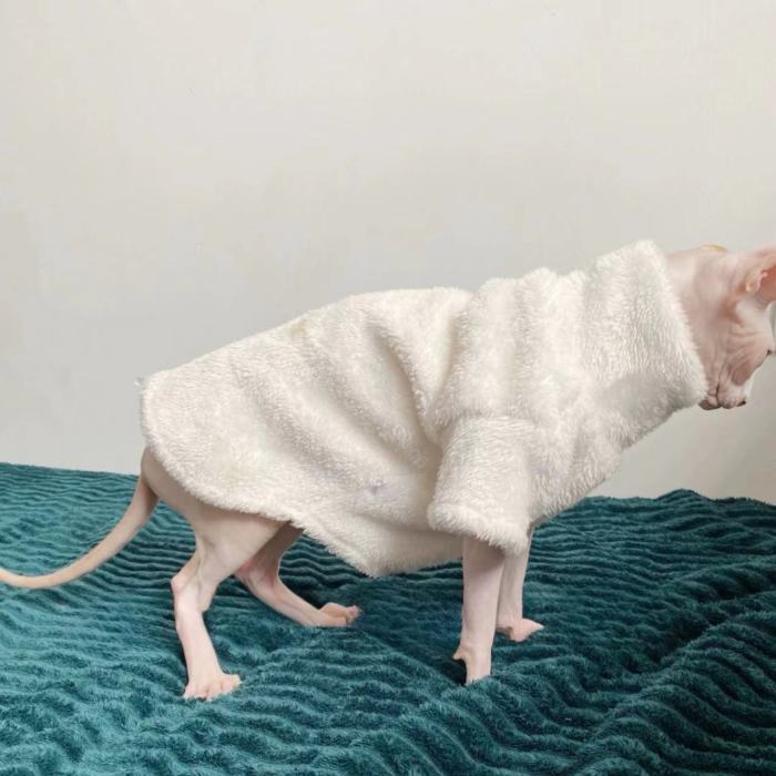 Winter Spring Autumn Pet Clothe Warm-Keeping Plush Sweater Costume Clothes Puppy