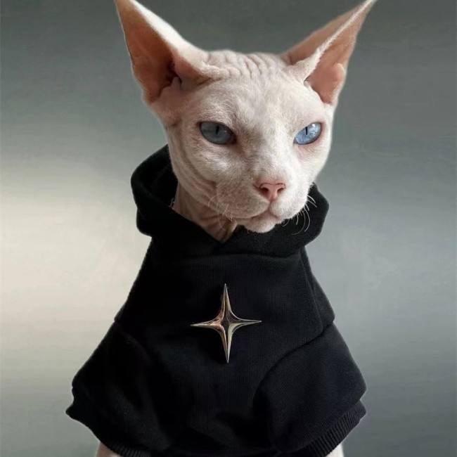 Pet Clothes Puppy Autumn Winter Cross Asterisk Dog Cat Sweater Clothes Warm New