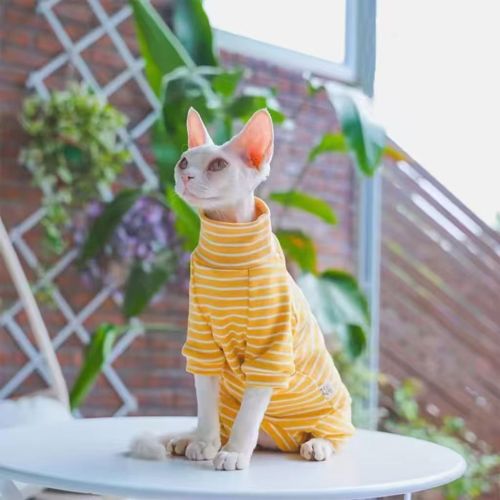 Winter Autumn Pet Dog Cat Clothes Warm Striped Sweater Costume Clothes Puppy New