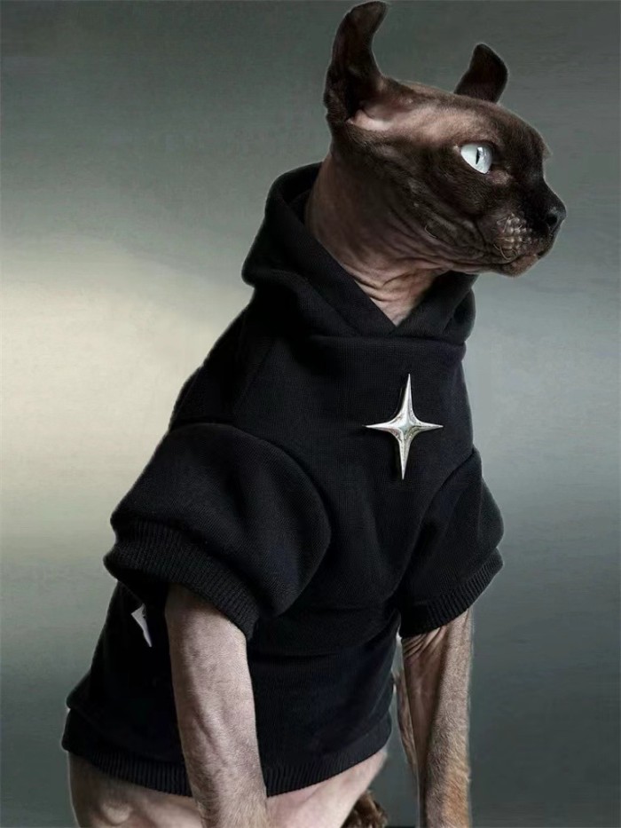 Pet Clothes Puppy Autumn Winter Cross Asterisk Dog Cat Sweater Clothes Warm New