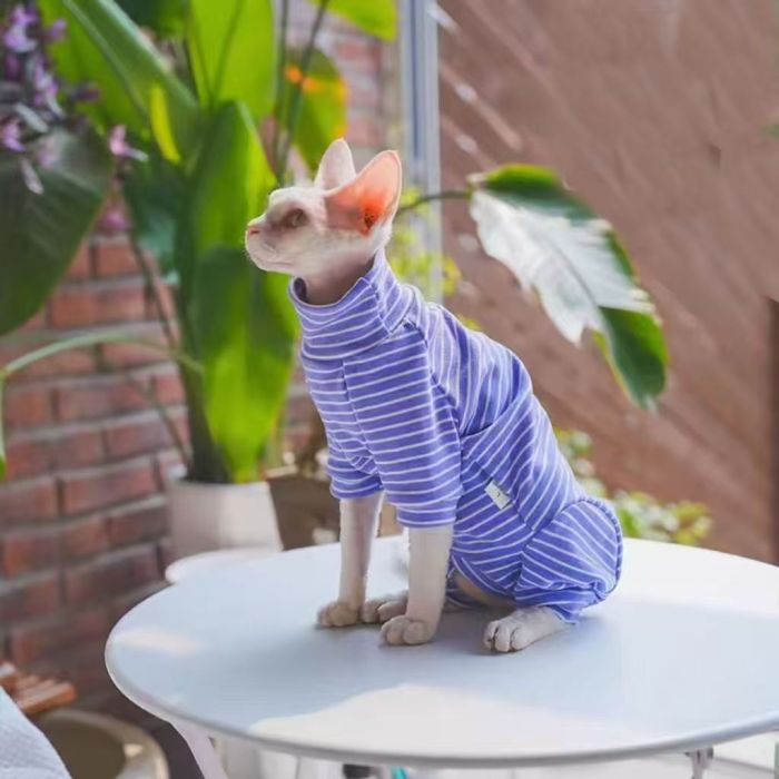 Winter Autumn Pet Dog Cat Clothes Warm Striped Sweater Costume Clothes Puppy New