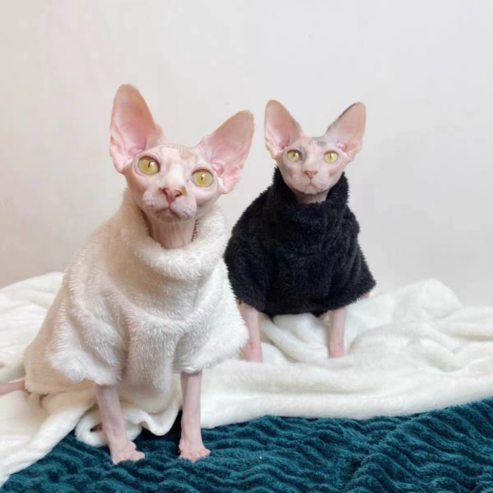 Winter Spring Autumn Pet Clothe Warm-Keeping Plush Sweater Costume Clothes Puppy