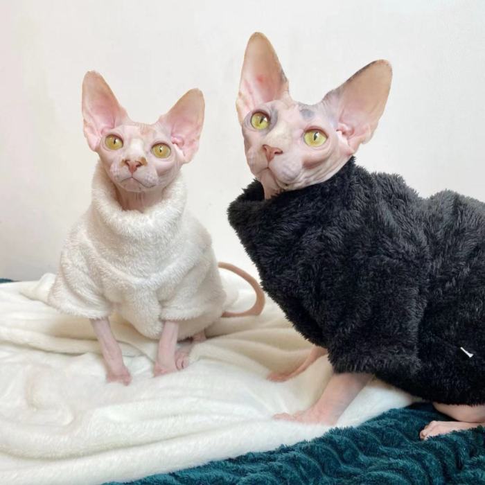 Winter Spring Autumn Pet Clothe Warm-Keeping Plush Sweater Costume Clothes Puppy