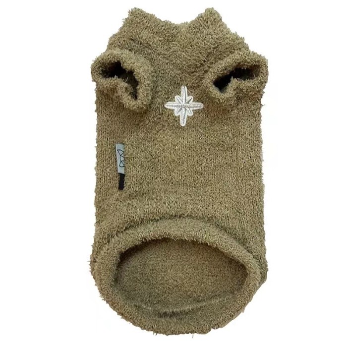 Dog Cat Clothes Warm Pet Fluffy Jacket Soft Hairless Dog Spring Autumn Winter