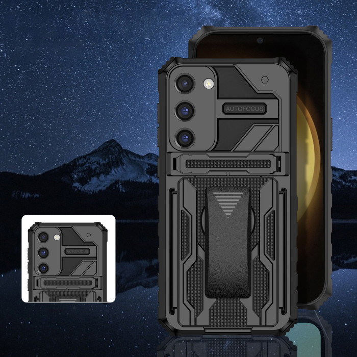 For Samsung Galaxy S25 Ultra S24 FE A15 A54 A73 A51 Phone Cover Magnetic Bracket