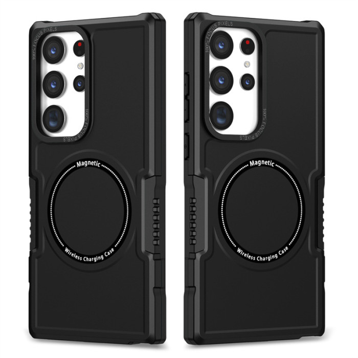 For Samsung Galaxy S25 Ultra S24 S23 S22 S21 S20 FE Phone Case Magnetic Armor