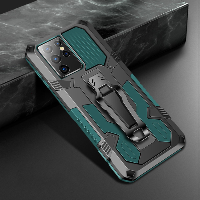 For Samsung Galaxy S25 Ultra S24 FE A35 A55 A16 A25 Phone Cover Magnetic Bracket