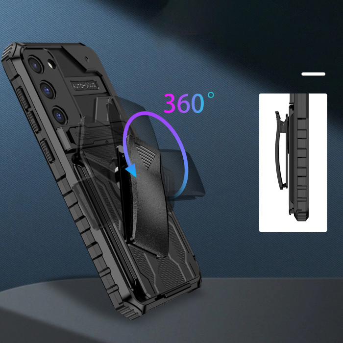 For Samsung Galaxy S25 Ultra S24 FE A15 A54 A73 A51 Phone Cover Magnetic Bracket