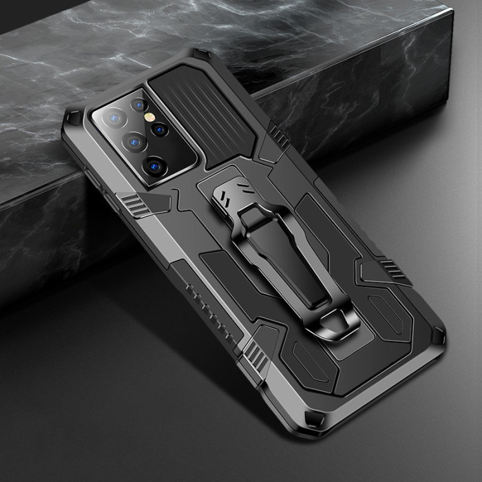 For Samsung Galaxy S25 Ultra S24 FE A35 A55 A16 A25 Phone Cover Magnetic Bracket