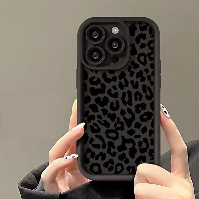 For iPhone 17 Air 17 Pro Max 16 15 14 13 12 11 XR 7 8 Phone Cover Leopard Print