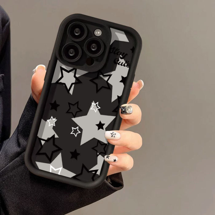 For iPhone 17 Air 17 Pro Max 16 15 14 13 12 11 XR XS 7 8 Phone Cover Cool Stars