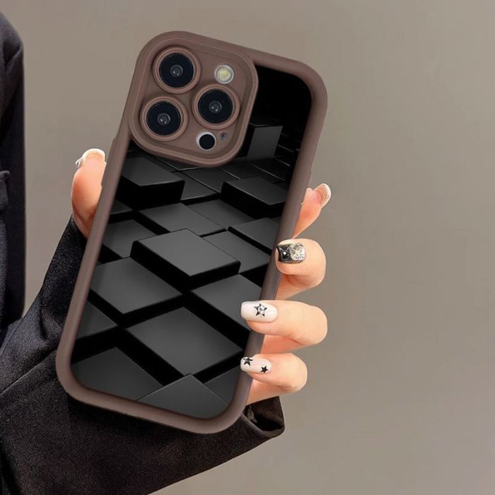 For iPhone 17 Air 17 Pro Max 16 15 14 13 12 11 XR 7 8 Phone Cover Diamond Square