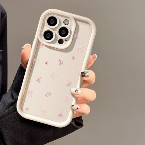 For iPhone 17 Air 17 Pro Max 16 15 14 13 12 11 XR XS 7 8 Phone Cover Fashion Bow
