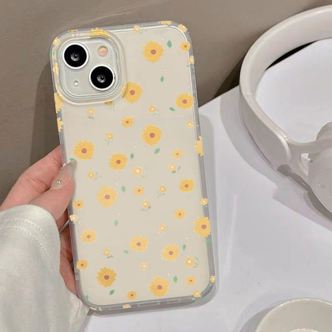 For iPhone 17 Air 17 Pro Max 16 15 14 13 12 11 XR 8 XS Phone Cover Little Daisy