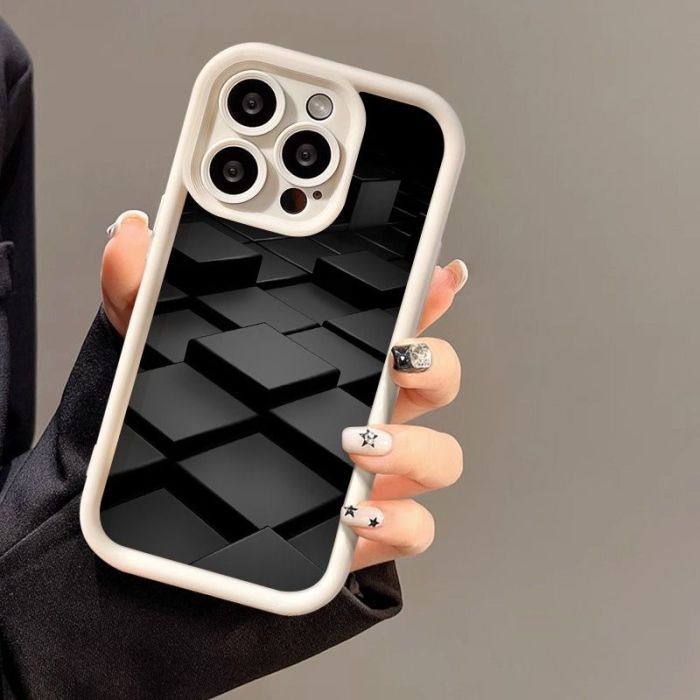 For iPhone 17 Air 17 Pro Max 16 15 14 13 12 11 XR 7 8 Phone Cover Diamond Square