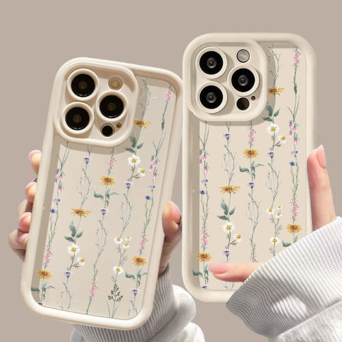 For iPhone 17 Air 17 Pro Max 16 15 14 13 12 11 XR 7 8 XS Phone Cover New Flower