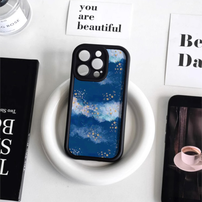 For iPhone 17 Air 17 Pro Max 16 15 14 13 12 11 XR 8 XS Creative Stars Phone Cover
