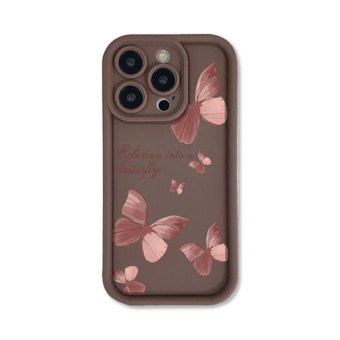 For iPhone 17 Air 17 Pro Max 16 15 14 13 12 11 XR XS 8 Phone Case Butterfly New