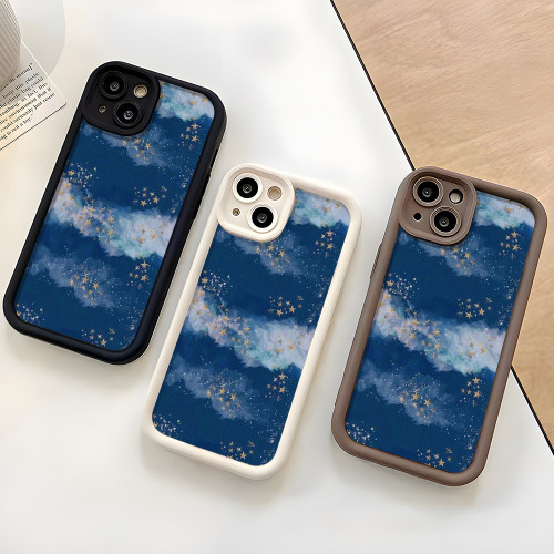For iPhone 17 Air 17 Pro Max 16 15 14 13 12 11 XR 8 XS Creative Stars Phone Cover
