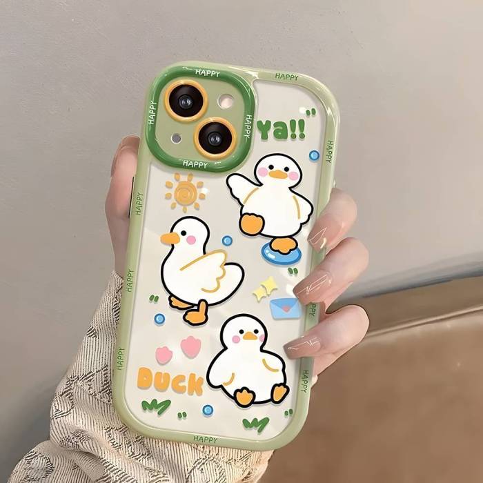 For iPhone 17 Air 17 Pro Max 16 15 14 13 12 11 XR XS 7 8 Phone Cover Funny Duck
