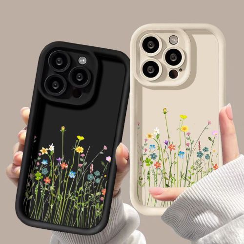 For iPhone 17 Air 17 Pro Max 16 15 14 13 12 11 XR 8 Phone Case Colorful Flowers