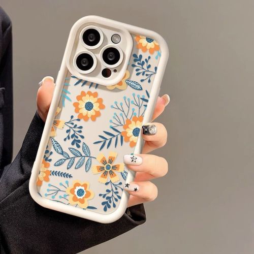 For iPhone 17 Air 17 Pro Max 16 15 14 13 12 11 XR 8 XS Phone Case Plant Flowers