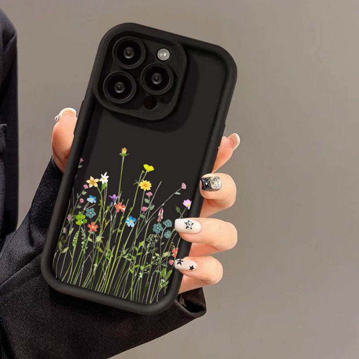 For iPhone 17 Air 17 Pro Max 16 15 14 13 12 11 XR 8 Phone Case Colorful Flowers