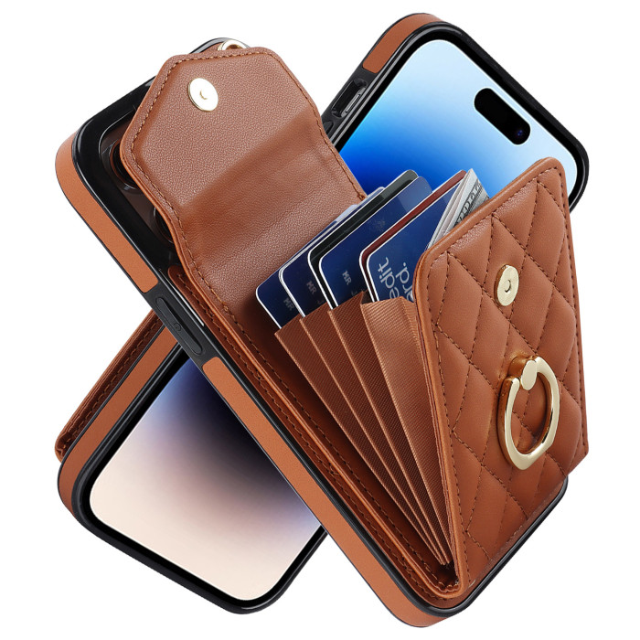 For iPhone 17 Air 17 Pro Max 16 15 14 13 12 11 7 8 XS Phone Case Classic Wallet