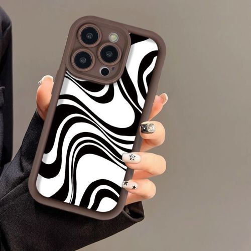 For iPhone 17 Air 17 Pro Max 16 15 14 13 12 11 XR XS 8 Phone Case  Zebra Stripes