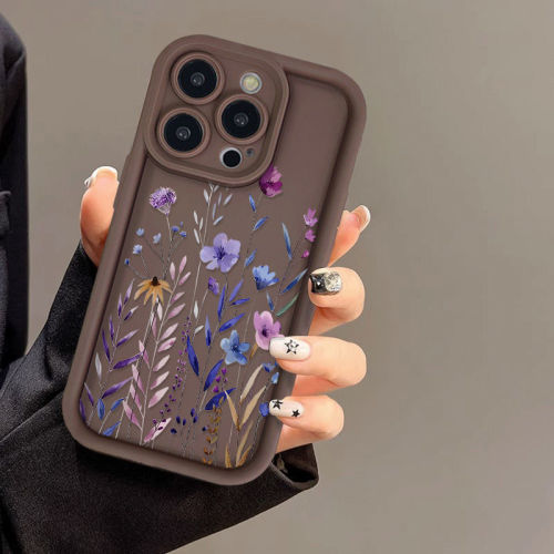 For iPhone 17 Air 17 Pro Max 16 15 14 13 12 11 XR 7 XS Phone Case Flowers Plants