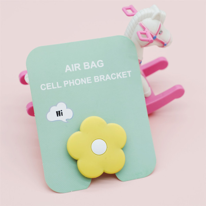 Universal Flower Phone Airbag Desk Stand Portable Bracket Holder for iPhone sumsung Google Motorola 