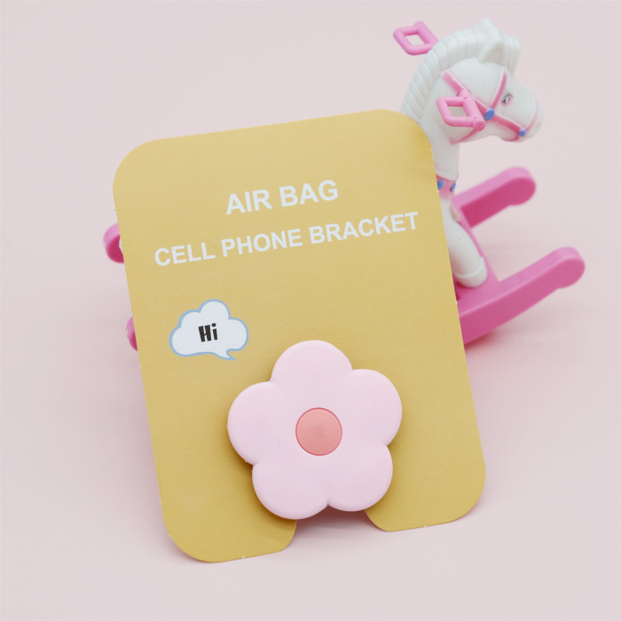 Universal Flower Phone Airbag Desk Stand Portable Bracket Holder for iPhone sumsung Google Motorola 