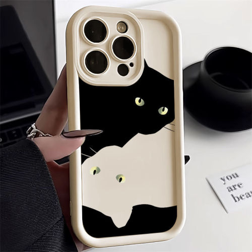 For iPhone 17 Air 17 Pro Max 16 15 14 13 12 11 XR 7 8 XS Phone Case Cute Cat New