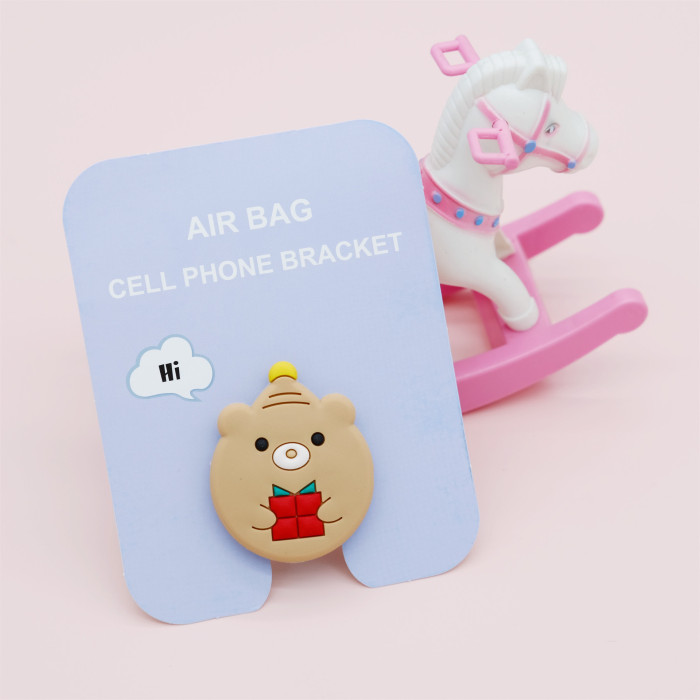 Universal Flower Phone Airbag Desk Stand Portable Bracket Holder for iPhone sumsung Google Motorola 
