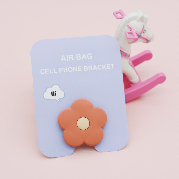Universal Flower Phone Airbag Desk Stand Portable Bracket Holder for iPhone sumsung Google Motorola 