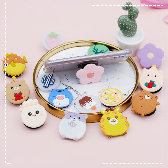 Universal Flower Phone Airbag Desk Stand Portable Bracket Holder for iPhone sumsung Google Motorola 