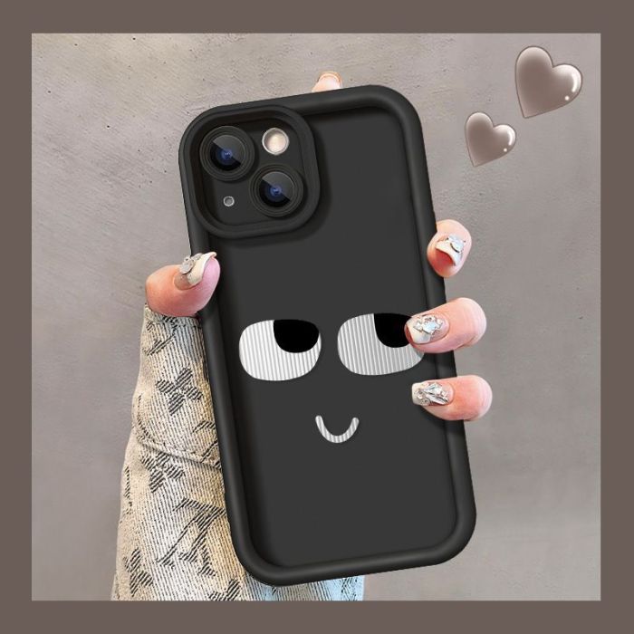 For iPhone 17 Air 17 Pro Max 16 15 14 13 12 11 XR 7 8 XS Phone Case Cute Expression