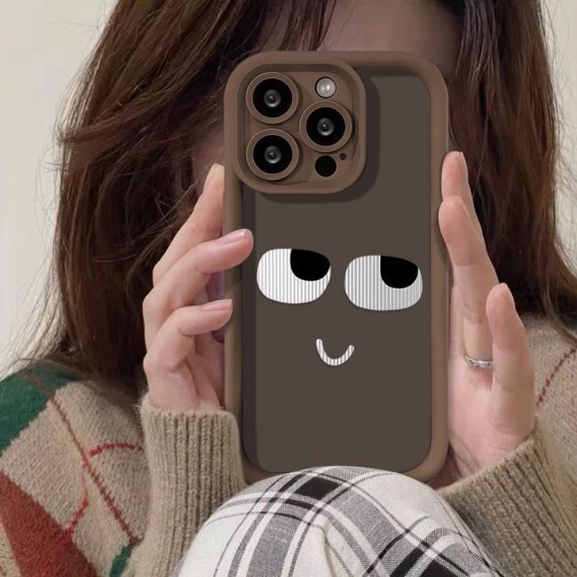 For iPhone 17 Air 17 Pro Max 16 15 14 13 12 11 XR 7 8 XS Phone Case Cute Expression