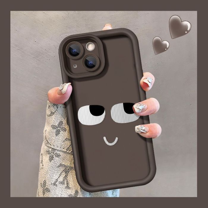 For iPhone 17 Air 17 Pro Max 16 15 14 13 12 11 XR 7 8 XS Phone Case Cute Expression