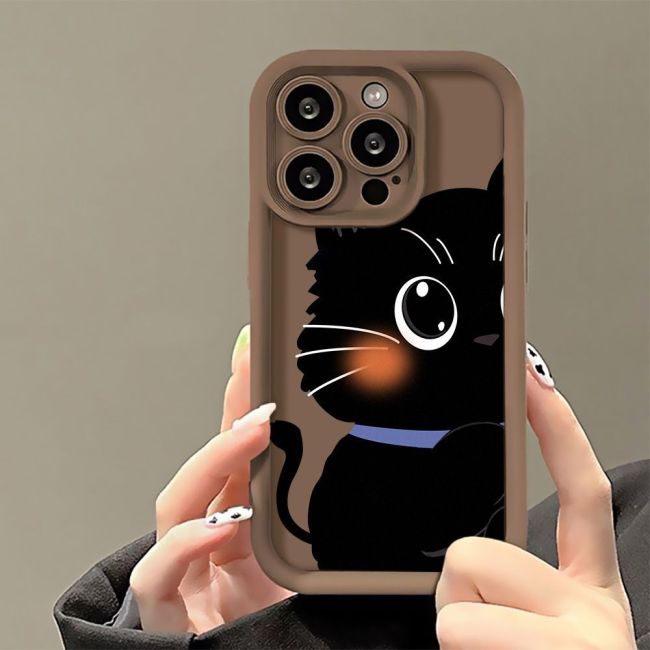 For iPhone 17 Air 17 Pro Max 16 15 14 13 12 11 XR XS 7 8 Phone Case Cute Cat New