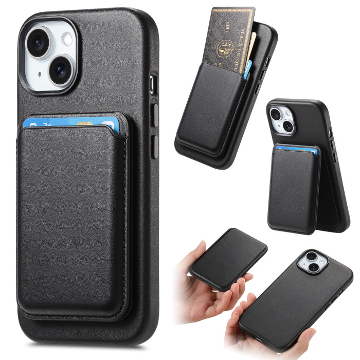 For iPhone 17 Air 17 16 Pro Max 15 14 13 12 11 XR 7 XS Phone Case Leather bracke