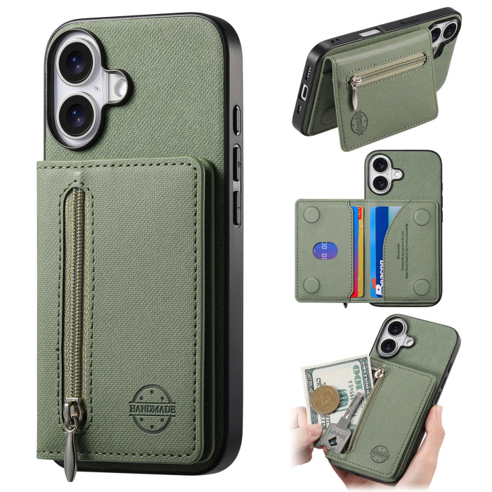 For iPhone 17 Air 17 16 Pro Max 15 14 13 12 11 XR 7 XS Phone Case bracket Leathe