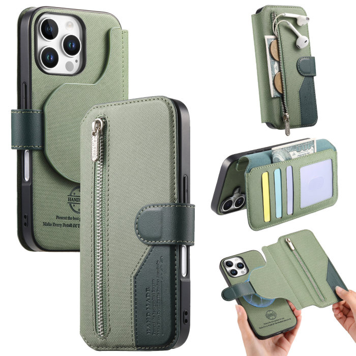 For iPhone 17 Air 17 16 Pro Max 15 14 13 12 11 XR 7 XS Phone Case wallet Leathe