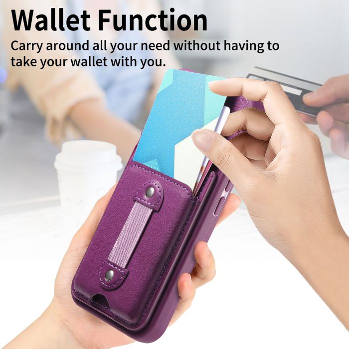 For iPhone 17 Air 17 16 Pro Max 15 14 13 12 11 XR 7 XS Phone Leather wallet Case