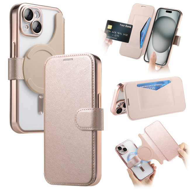 For iPhone 17 Air 17 16 Pro Max 15 13 12 14 11 XR 7 XS Phone Case wallet Leather