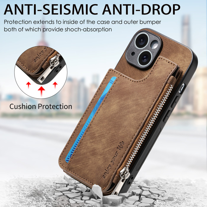 For iPhone 17 Air 17 16 Pro Max 15 14 12 11 13 XR 7 XS Phone Case wallet Leather