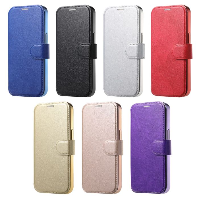 For iPhone 17 Air 17 16 Pro Max 15 13 12 14 11 XR 7 XS Phone Case wallet Leather