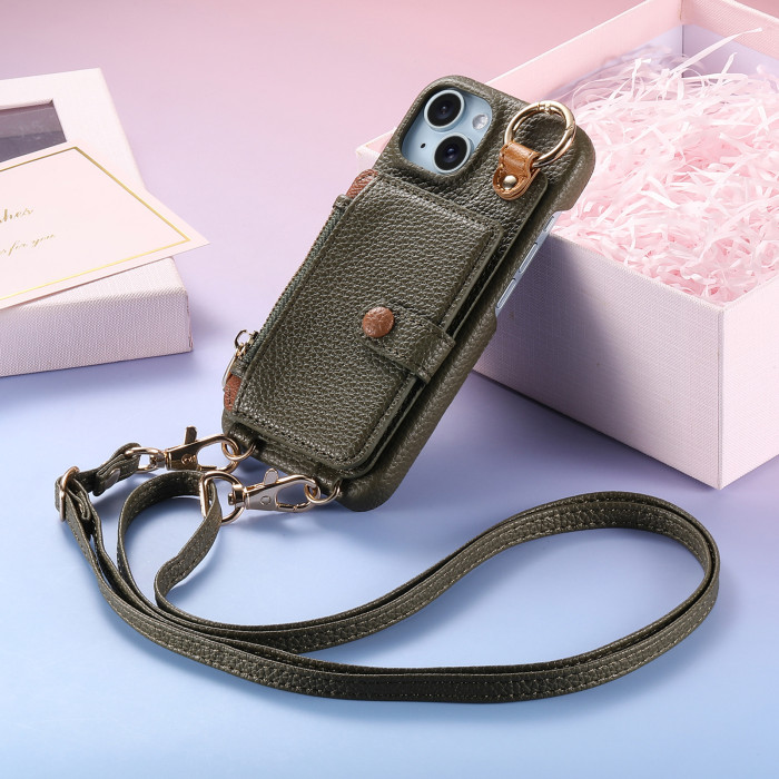 For iPhone 17 Air 17 16 Pro Max 15 14 13 12 11 XR 7 XS Phone Case Leather wallet